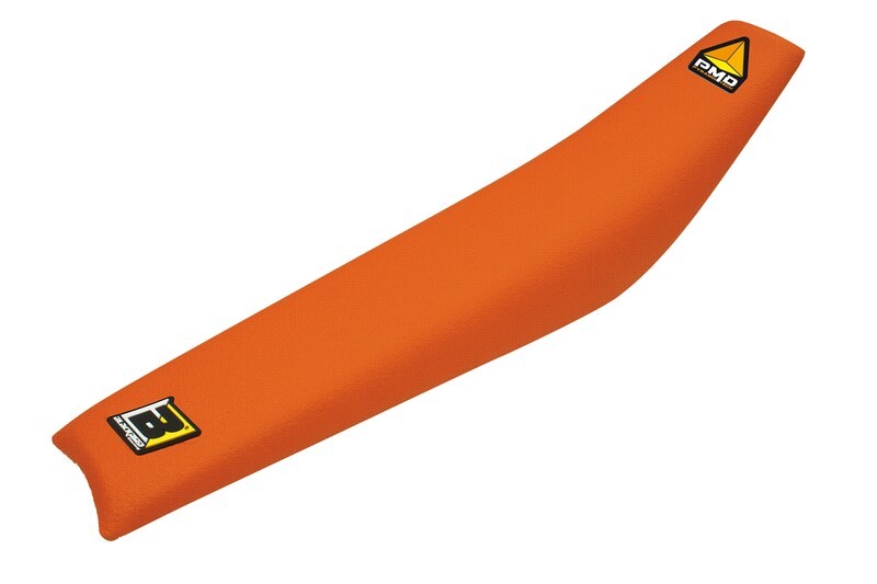 Housse de selle BLACKBIRD Pyramid orange pour moto KTM SX SXF