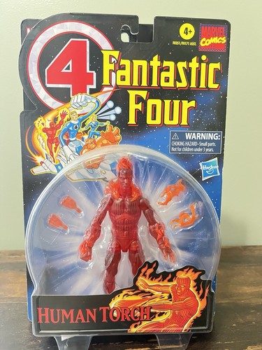 NEW Hasbro Marvel Legends Fantastic Four 4 Marvel's Thing & Human Torch Retro - Picture 4 of 5