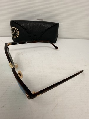 RAY BAN Clubmaster Sunglasses Green MIRRORED FLASH RB3016 1145/19