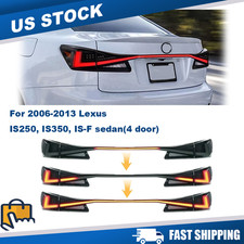 Smoked Led Tail Light Kit For Lexus Is250 Is350 Isf 2006-2013 W Trunk Light B-k