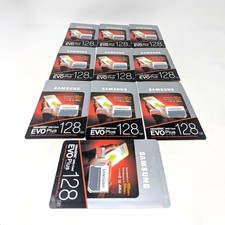 10 Pack Samsung 128GB EVO Plus Class 10 4k U3 Micro SDXC w/ Adapter MB-MC128GA