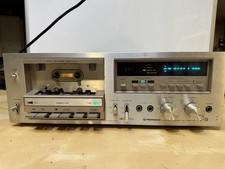 Vintage Pioneer CT-F750 Stereo Cassette Tape Deck  FOR PARTS/REPAIR 