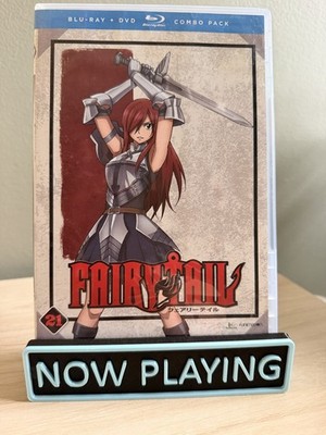 Fairy Tail - Part 21 Blu-ray/DVD FUNimation Anime 4-Disc Set RARE OOP Region A