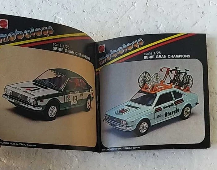 mebetoys mattel vecchia brochure vintage modellini auto scala 1/25 1/43 anni 70 - Immagine 4 di 4