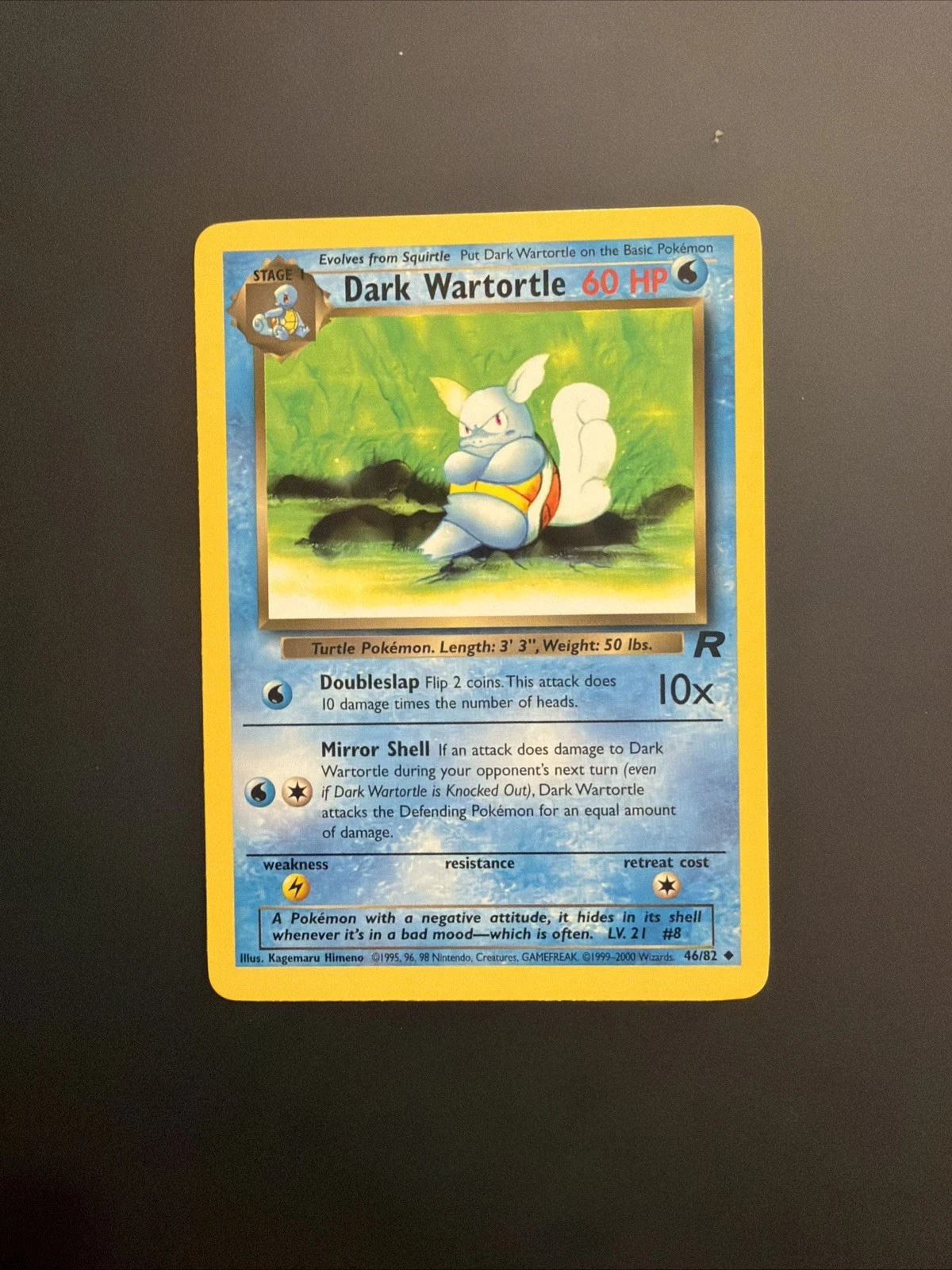 Dark Wartortle - Team Rocket #46 Price & Value ($3.93) | PokeScope
