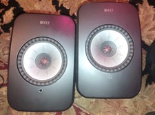 KEF LSX Wireless Speakers - Gray