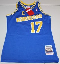 1993-94 Golden State Warriors Chris Mullin Sewn #17 Jersey Large Mitchell & Ness