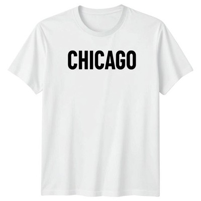 Chicago T-Shirt Illinois Flagge Herz Reise Geschenk für Sie und Ihn