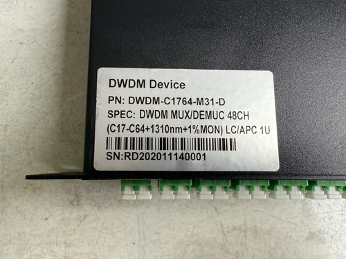DWDM DWDM-C1764-M31-D- 48 Channel Multiplexer/ Demultiplexer - Picture 2 of 6