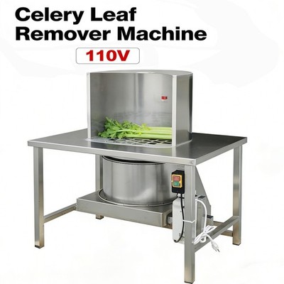 Celery Vegetables Leaf Stripper Leaf Remover 110V Celery Leaf Separator Machine