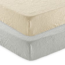 Muslin Crib Sheets for Boys Girls, 2 Pack 100 Cotton Soft Breathable Fitted ...