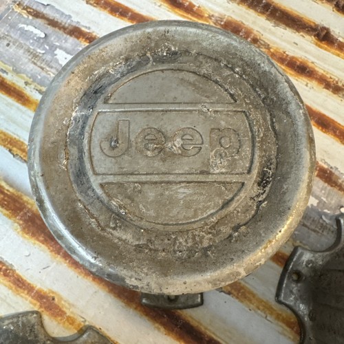 Set of 4 1968-1984 Jeep Wagoneer Cherokee center hub cap Cover LOOK at Photos - Picture 7 of 21