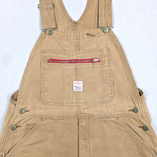 Pointer Brand Duck Canvas Overalls Men's 36x34 Tan USA Made Workwear Outdoors