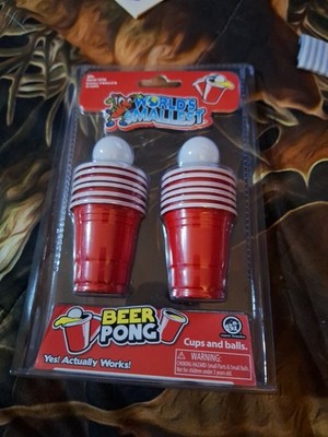 Worlds Smallest Beer Pong. It's Adorable And You Can Keep Or Play It