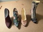 miniature shoes collectible just the right shoe lot of 4