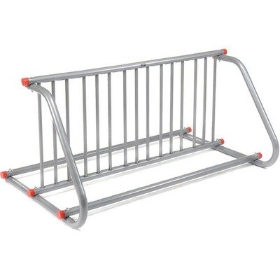 59-3/4''L Grid Bike Rack Double Sided Powder Coated Steel 10-Bike Capacity