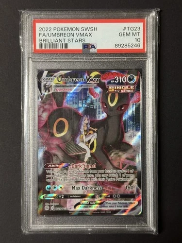 PSA 10 Pokémon Umbreon VMAX  Brilliant Stars TG23/TG30 PSA10