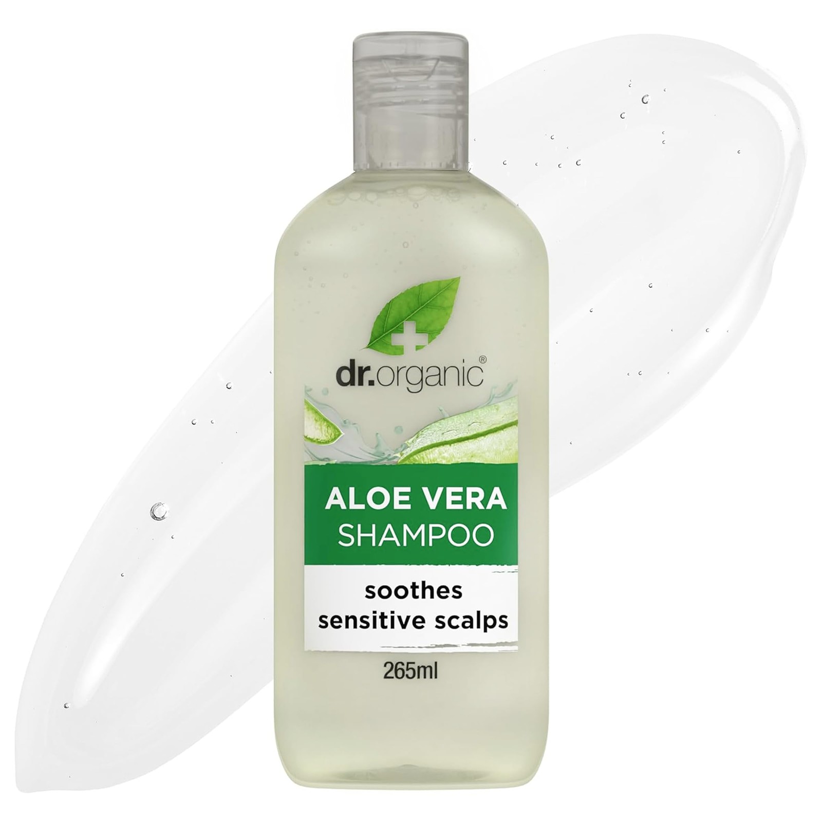 Dr Organic Aloe Vera Shampoo, Soothing, All 265 ml (Pack of 1), - Image 5
