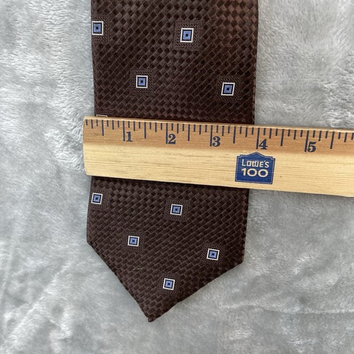Cravatta Donald Trump uomo seta cravatta geometrica lusso designer abito firma lunga - Foto 6 di 6