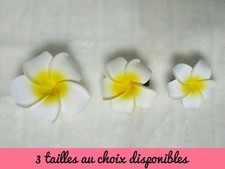 Clamp Clip Barrette Hair Flower Frangipane Frangipani Hawai 3 Sizes Choice