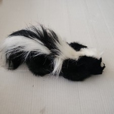 Folkmanis Skunk Black White Hand Puppet Plush Animal Toy skunk 12 inches