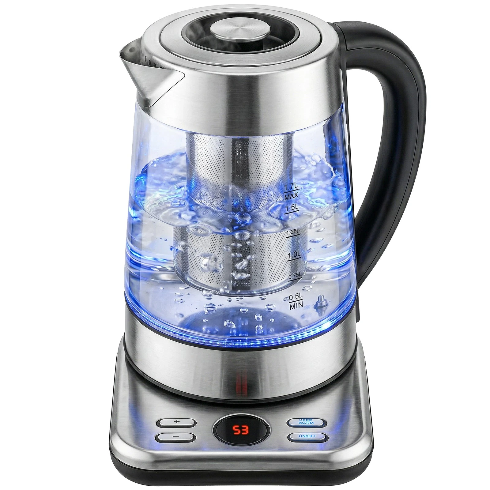 HOMCOM Electric Kettle, 1.7L 3KW Water Kettle with UK Strix Thermostat
Opens in a new window or tab