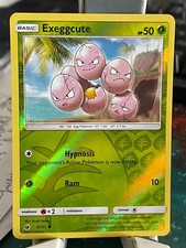 POKEMON EXEGGCUTE 4/111 COMMON REVERSE HOLFOIL CRIMSON INVASION NM CARD