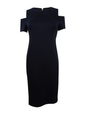 Calvin Klein Women's Cold-Shoulder Sheath Dress