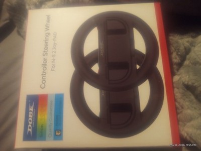 Brand new in original packaging Dobe Controllers Steering wheels for NS 2 joypad