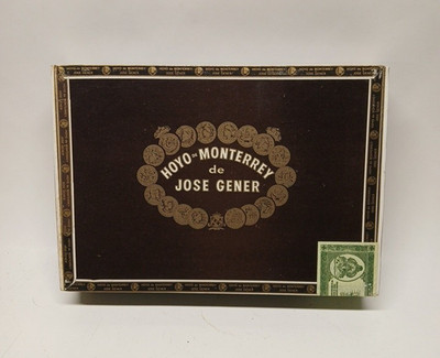 Hoyo de Monterrey de Jose Gener Cigar Box Honduras Presidentes Sultans Empty Box