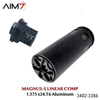 AIM7 MAGNUS-S MAGIK Bravo 4'' Modular Assembly | 1.375×24 HUB Tube | ABYSS Cap +