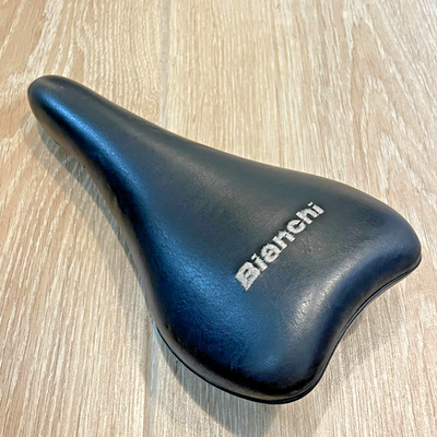 Vintage Bianchi Bicycle Seat, Saddle, Black Road, MTB Bike | eBay
