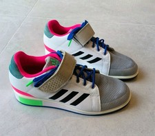 Adidas Power Perfect 3 Tokyo Weightlifting Shoes White UK 8.5 US 9
