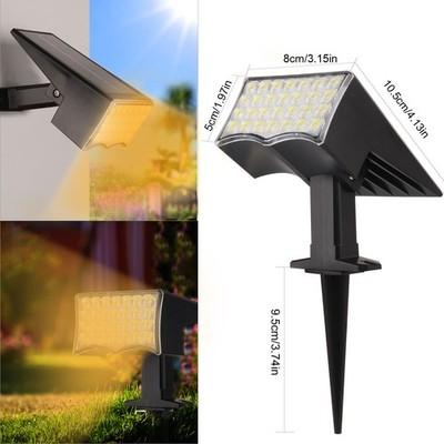 Solar Spot Lights 28LED Garden Outdoor Pathway Lawn Ground Fence Lamp Spotlight