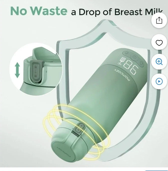 Momcozy Portable Milk Warmer for Travel Dual Heating Modes for Breast Milk - Image 2 of 4