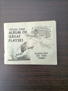 Topical Times Album of Great Players Full Set of 24 in Official Album VG/Cond