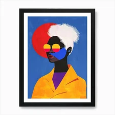 Portrait Of A Woman 94 Art Print Fr Framed Wall Art Poster Canvas Print Picture