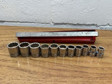 Snap On Socket Set 38 Metric 11 Piece Set With Snap On Tray Sizes 9mm-19mm