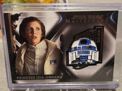 2021 Topps Star Wars Masterwork Princess LEIA Organa R2-D2 Medallion