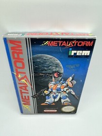 Metal Storm Complete Nintendo NES CIB W/ Reg Card & Poster Rare!