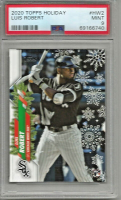 Luis Robert 2020 Topps Holiday Rookie (#HW2) PSA 9 | eBay