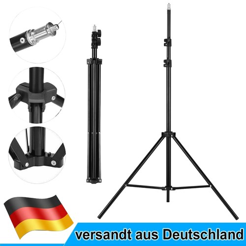 Studio Light Stand 2m Adjustable Professional Photo Tripod Photography - Afbeelding 1 van 6