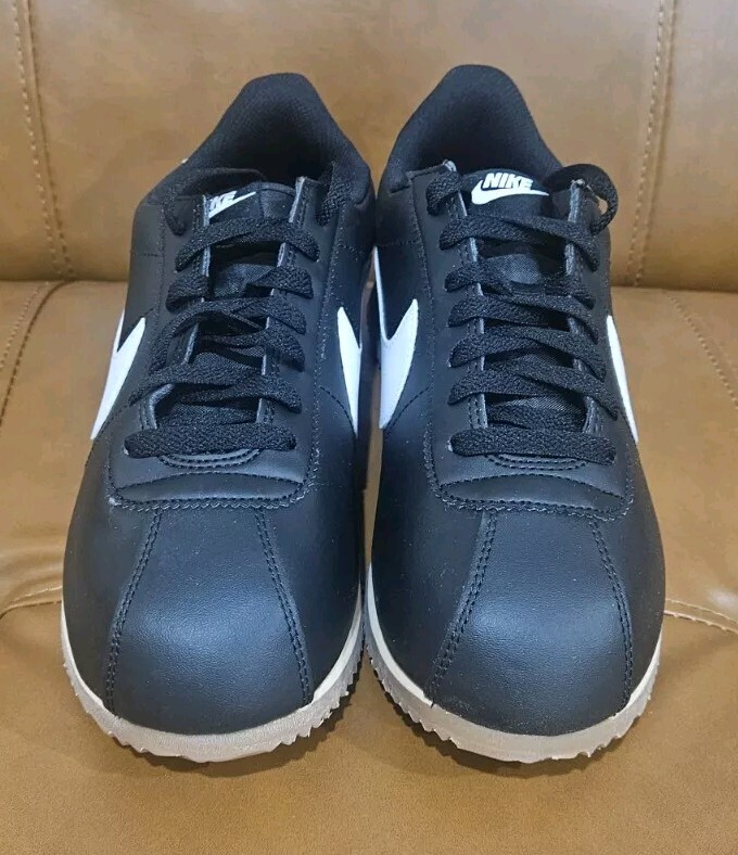 Nike Cortez Black/White-Gum Med Brown (DM4044 002) Men's 9.5