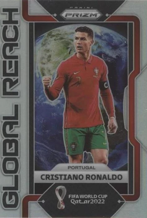 2022 Panini Prizm World Cup Qatar Cristiano Ronaldo #17 for sale