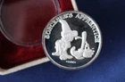 1987 Sorcerer's Apprentice Walt Disney Proof Silver Art Medal E0918