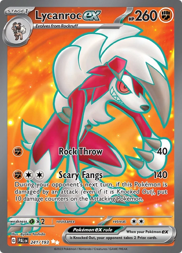 Lycanroc Ex 241/193 Sv02: Paldea Evolved