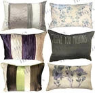 Luxury Rectangular Oblong Boudoir Cushion With Cover Pad Insert Filler 12 x 18