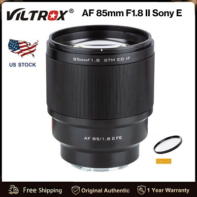 Viltrox 85mm F1.8 II Auto Focus Full Frame Portrait Prime Lens for Sony E-Mount