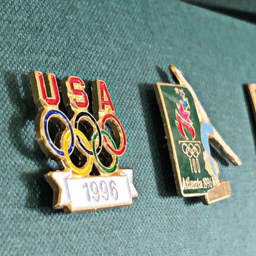 Atlanta Centennial Olympics Games Pin Badge Equestrian Gymnastics Soccer Torch - Picture 9 of 13