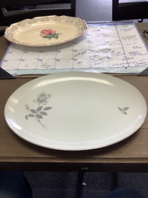 queens royal china 14'' serving platter 